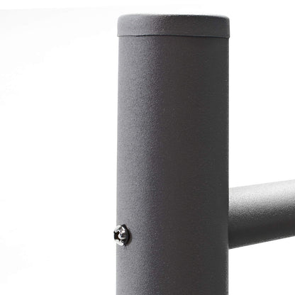 Wiltec 3er Briefkastenanlage Standbriefkasten - Anthrazit, 3 Fächer