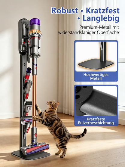 JUPELI Staubsauger Ständer für Dyson V16 bis V6 – Metall Bodenständer