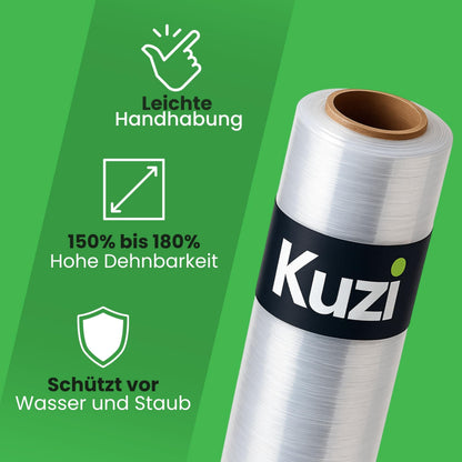 Beste-Folie Stretchfolie 6 Rollen 2,5 kg 50 cm 23 µm transparent
