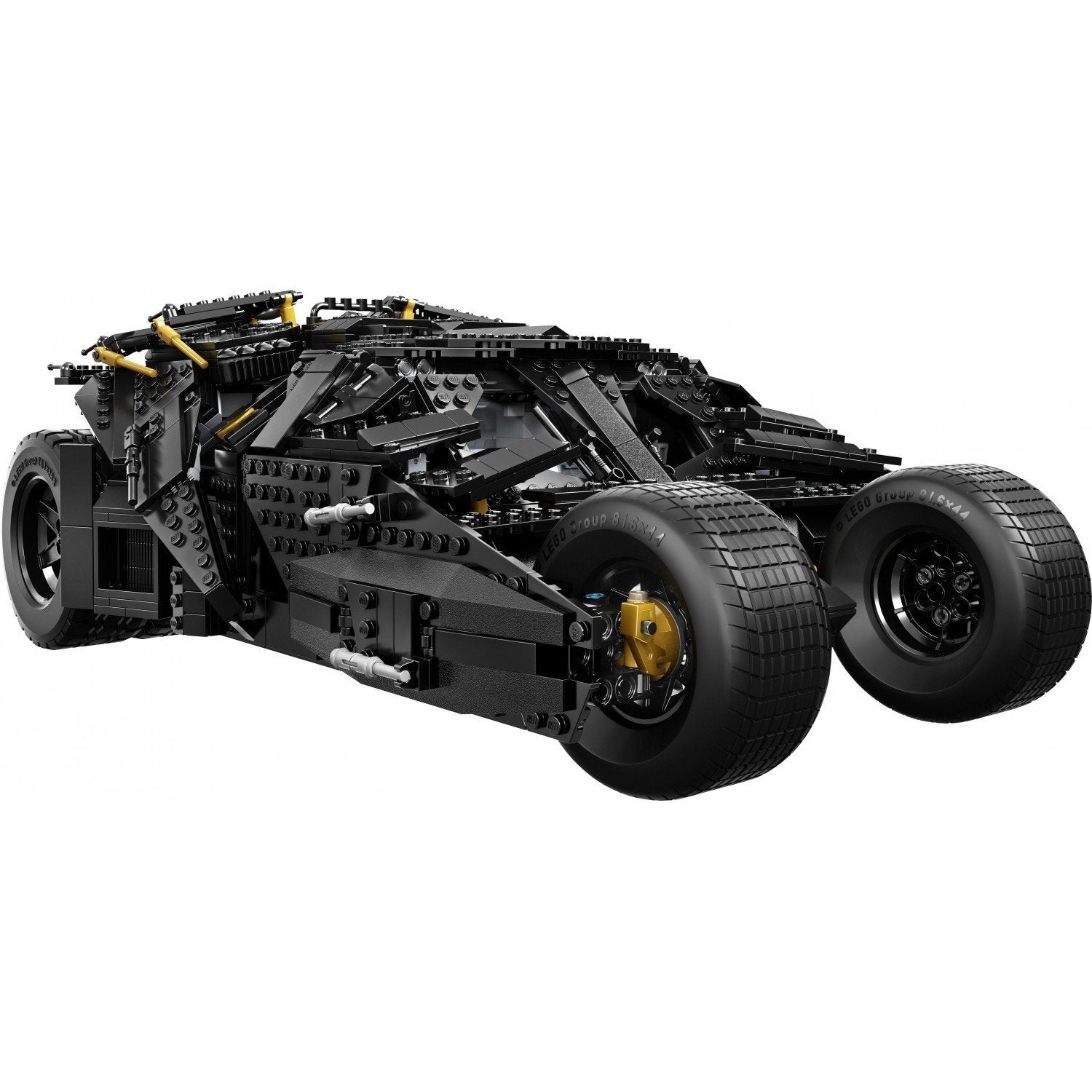 LEGO DC Super Heroes 76023 The Tumbler – Batmans Fahrzeug Set. Dunkelgraues brick-built Modell des Batmobils zum Bauen und Ausstellen.