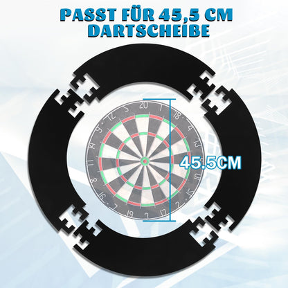 WIN.MAX Dart Surround Auffangring EVA schwarz für 455 mm Dartscheiben