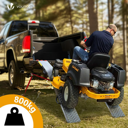 VOUNOT Faltbare Auffahrrampen Laderampen - 2 Stk. 800 kg