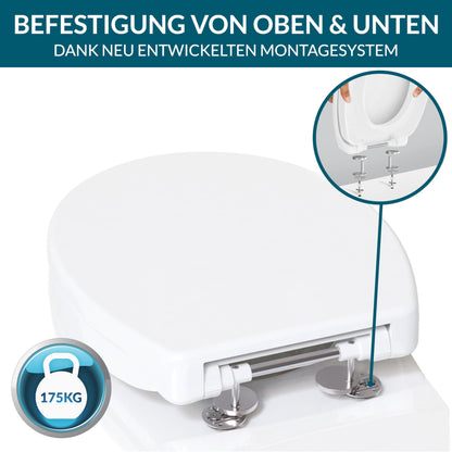 BenaVita Premium WC Sitzerhöhung 5 cm - Duroplast Absenkautomatik