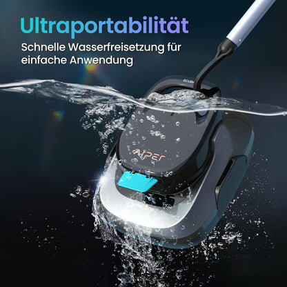AIPER Scuba SE Poolroboter kabellos, Akku-Poolsauger bis 80 m²