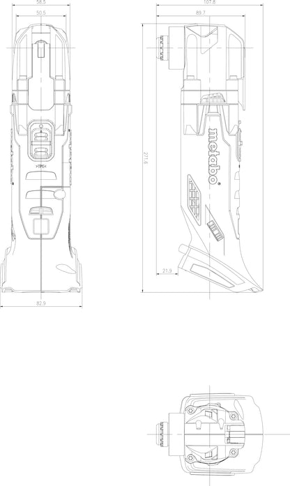 Metabo Akku-Multitool MT 18 LTX 613021890 – ohne Akku