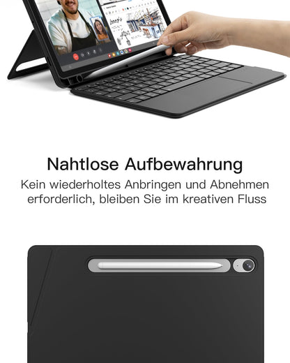 Inateck AceTouch N0064 Tastaturhülle Samsung Tab S10 FE/S9 FE/S9