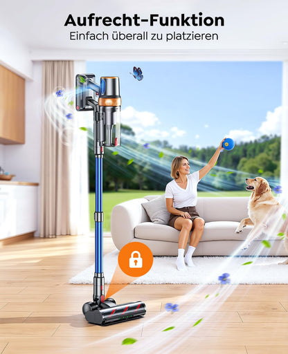 INTETURE BP50 Akku-Staubsauger 600W kabellos mit Wandladestation