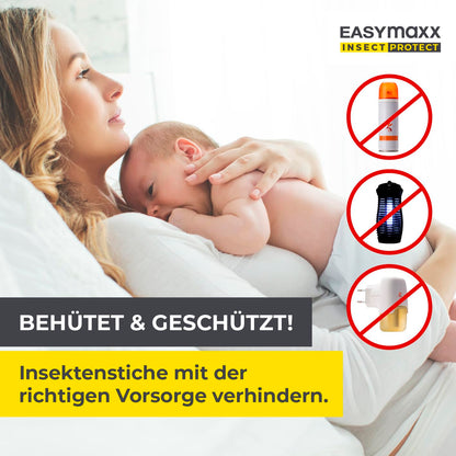 EASYmaxx Teleskop-Insektenschutzgitter Fenster, anthrazit, 4er-Set