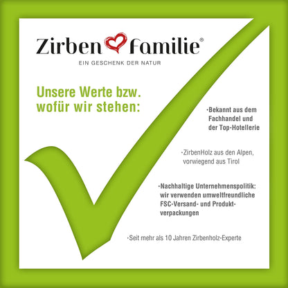 ZirbenFamilie Zirben-Brotkasten Frischhaltebox - 45x16x25cm