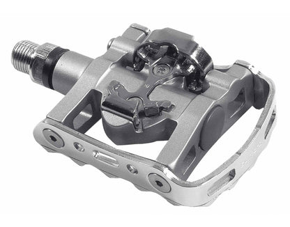 Shimano PDM-324 Fahrradpedale SPD mit Cleats, silber