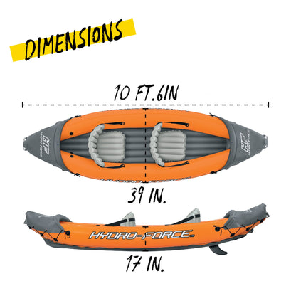 Bestway Hydro-Force Kajak-Set Rapid X2 – 321 x 88 x 44 cm