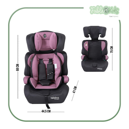FableKids 9-36kg 76-150cm ECE R129/03 Kinderautositz - Pink