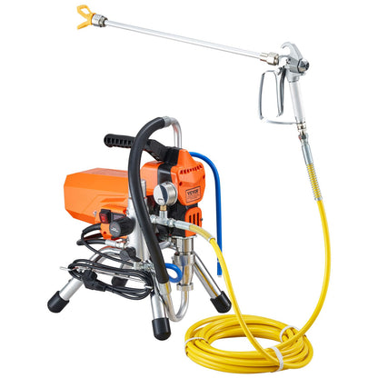 VEVOR Airless-Farbsprühgerät 2200 W, 3000 PSI, 2 l/min, Modell 395 mit Spritzpistole und Hochdruckschlauch