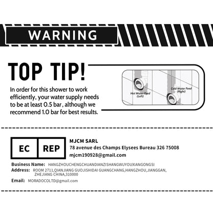 MORADO Duscharmatur Thermostat 2 Auslässe – Verchromt Rund