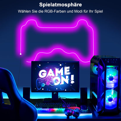 Cozylady RGB Neon LED Streifen 15 m, wasserdicht, mit App-Steuerung