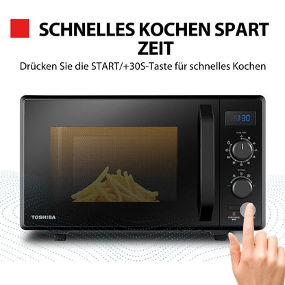 Toshiba MW2-AG23PF(BK) 3-in-1 Mikrowelle mit Grill – Schwarz