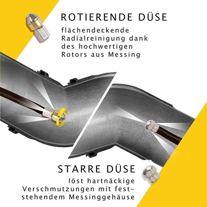 PROFESSIONAL Rohrreinigungsschlauch Set 6-tlg. 70m für Kärcher