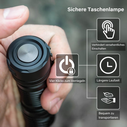 Sofirn SC33 LED Taschenlampe, 5200 Lumen, USB-C, wiederaufladbar