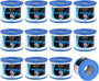 POOLPURE Filterkartusche Typ VI, ersetzt Coleman SaluSpa 90352E, 12er – zylindrische Filterpatrone aus trilobalem Gewebe