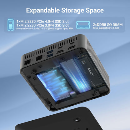 MINIX NGC N512 Mini PC – Win 11 Pro, i5-12600H, 16GB/512GB