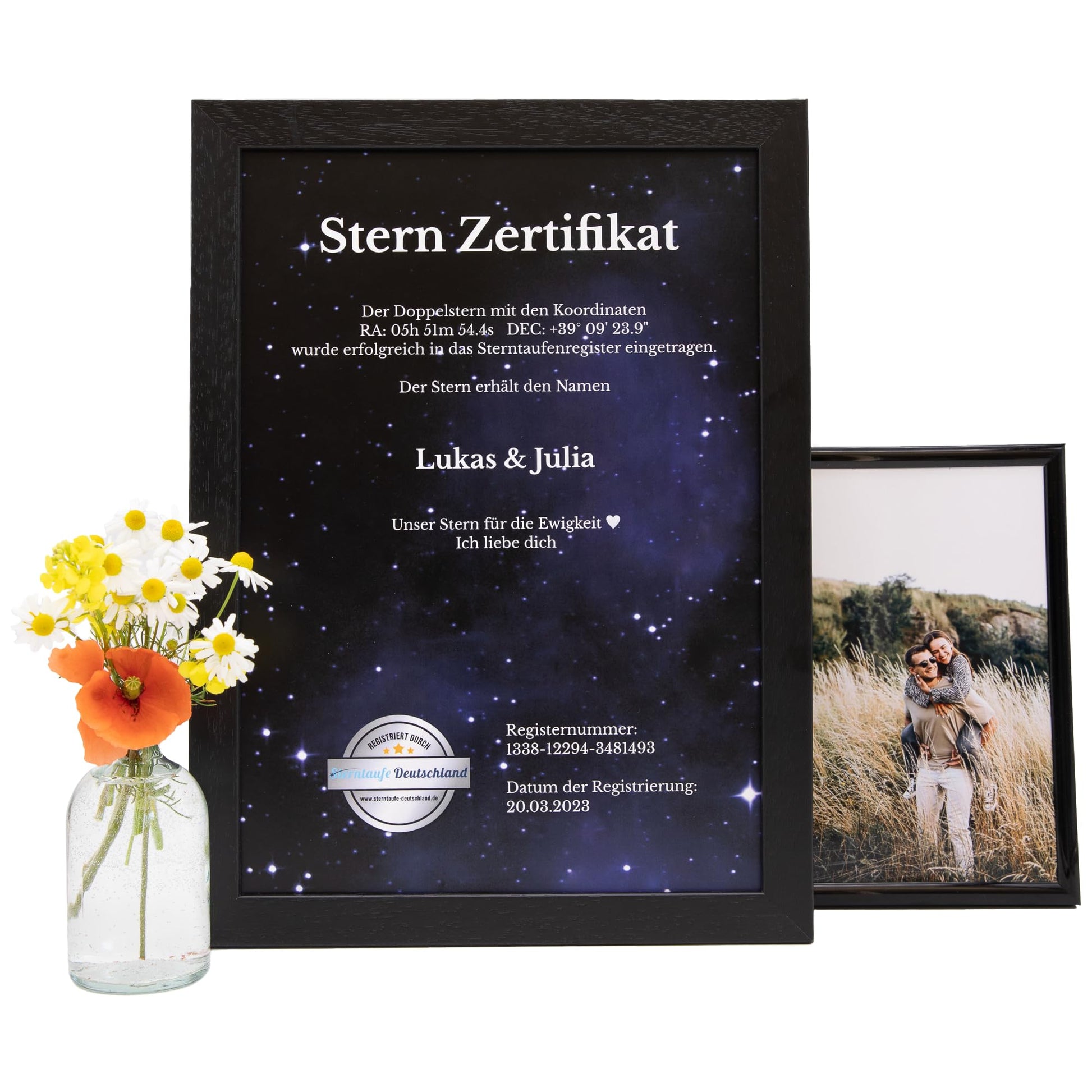 Sterntaufe Deutschland Sterntaufe Set mit Zertifikat und Sternkarte
