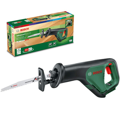 Bosch AdvancedRecip 18 Akku Säbelsäge - ohne Akku, 5-tlg. Sägeblatt-Set