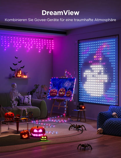 Govee Curtain Lights RGBIC LED Vorhang 520 LEDs 2x1.5m