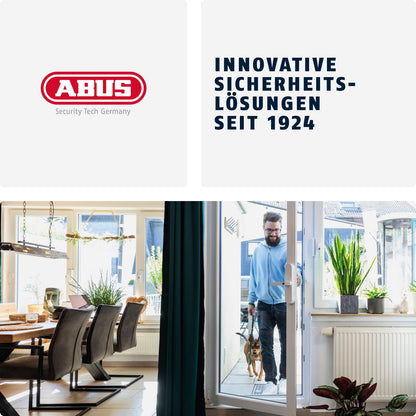 ABUS WINTECTO One Fenstergriff Smart mit Alarm Weiss gleichschliessend