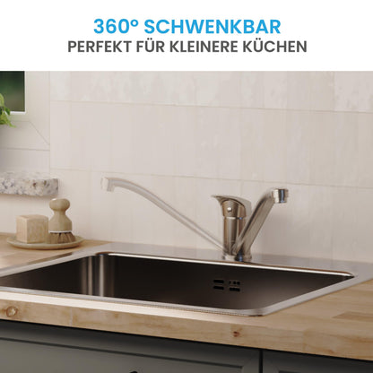 Bächlein Arado Küchenarmatur Chrom – 360° schwenkbar