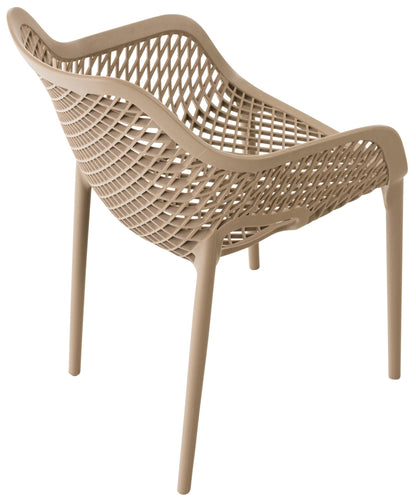 CLP Stuhl Air XL Stapelbarer Terrassenstuhl Schlamm