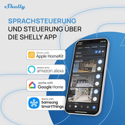 Shelly 1 Mini Gen4 WLAN Smart Relaisschalter 1 Kanal 8A, 4er-Pack