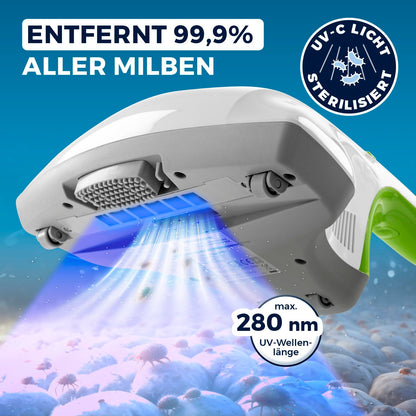 CLEANmaxx Milben-Handstaubsauger mit UV-C-Licht und HEPA-Filter
