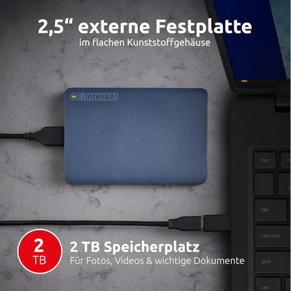 Intenso Memory Safe 2 TB Externe Festplatte 2,5 Zoll USB 3.2
