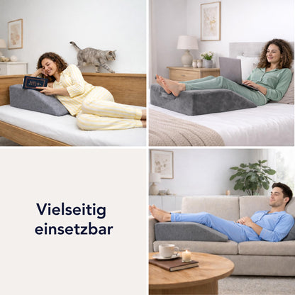 Dreamzie Venenkissen – Beinhochlagerungskissen mit Memory-Schaum