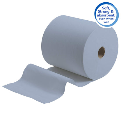 Scott Handtuchpapier 6668 blau, 1-lagig, 6x304m