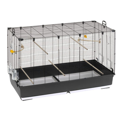 Ferplast Piano 8 Vogelvoliere – Metall 118x59x75 cm, eine rechteckige Metall-Voliere. Bietet sicheren Lebensraum für Ziervögel.