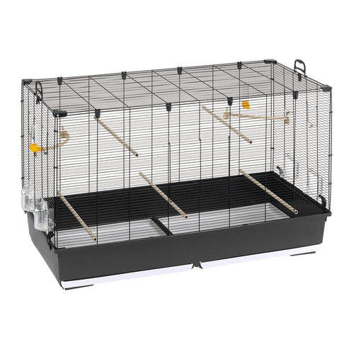 Ferplast Piano 8 Vogelvoliere – Metall 118x59x75 cm, eine rechteckige Metall-Voliere. Bietet sicheren Lebensraum für Ziervögel.