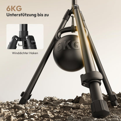 Ulanzi T270 Lichtstativ 270cm - Aluminium, Tragbares Fotostativ