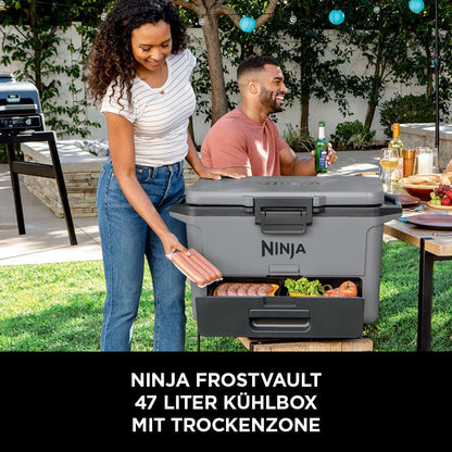 Ninja FrostVault Hard Cooler 47L Kühlbox FB151EUGY - Schiefergrau