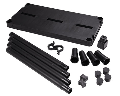 Ondis24 Schwerlastregal Kunststoff, 2er Set, 5 Böden, 180 kg belastbar