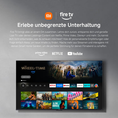 Xiaomi F 4K UHD Smart TV - 43 Zoll, Fire TV Edition