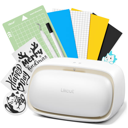 Likcut S501 Mini Schneideplotter Plottermaschine für DIY – Beige