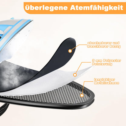 VIOFOTT Bügelbrett M1 klappbar, höhenverstellbar 69-89 cm, 120 x 34 cm