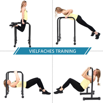 Yaheetech Dip Station Parallettes Calisthenics, höhenverstellbar