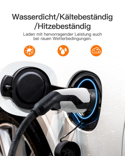 tomons Typ 2 Ladekabel 22 kW, 5 m, 32 A, 3-phasig für EV/PHEV