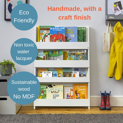 Tidy Books Das Original Montessori Kinder Bücherregal Weiss