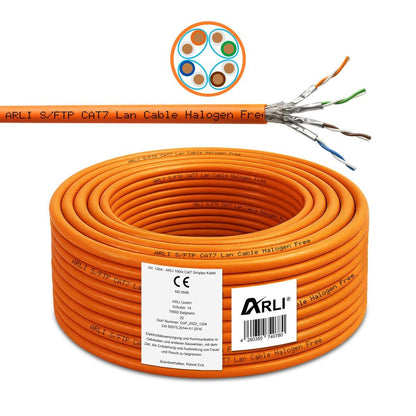 ARLI CAT 7 SFTP Installationskabel - Halogenfrei 100m
