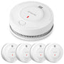 X-Sense Rauchmelder SD2J0AX fotoelektrisch 10 Jahre Batterie 5er-Set