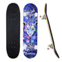 CLYCTIP Skateboard Komplettboard 31 x 8 Zoll, Ahorn Double Kick mit PU-Rädern und Aluminium-Trucks