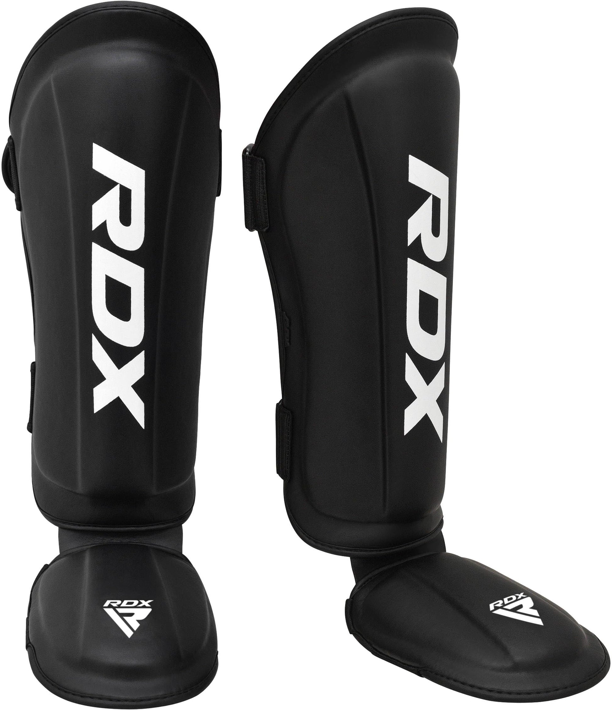RDX Schienbeinschoner Kickboxen Muay Thai aus Maya Hide Leder mit Klettverschlüssen